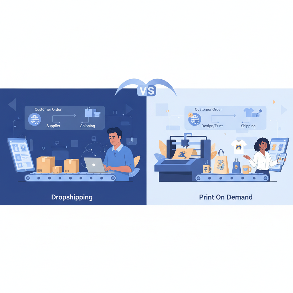 Dropshipping vs Print On Demand: Which Should You Start in 2026?