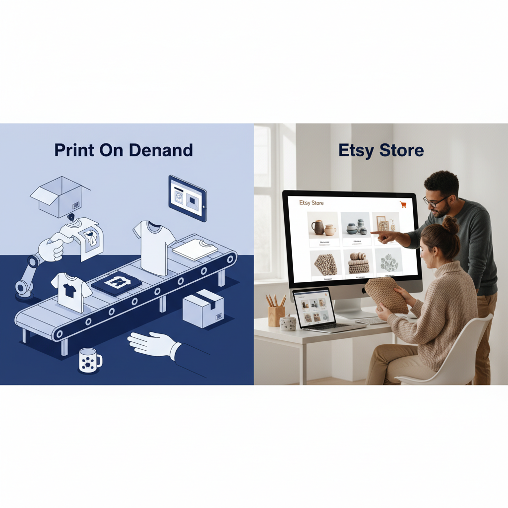Print On Demand vs Etsy Store: Which Should You Start in 2026?